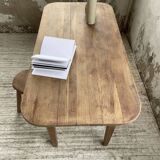 Solid oak farmhouse table 150 cm