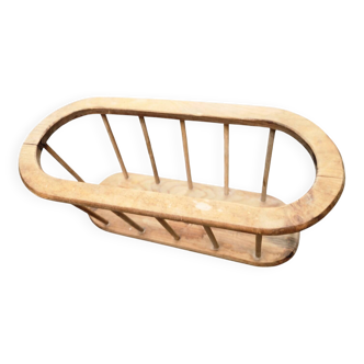 Wooden magazine rack, Scandinavian style