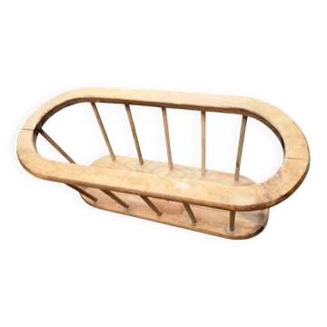 Wooden magazine rack, Scandinavian style