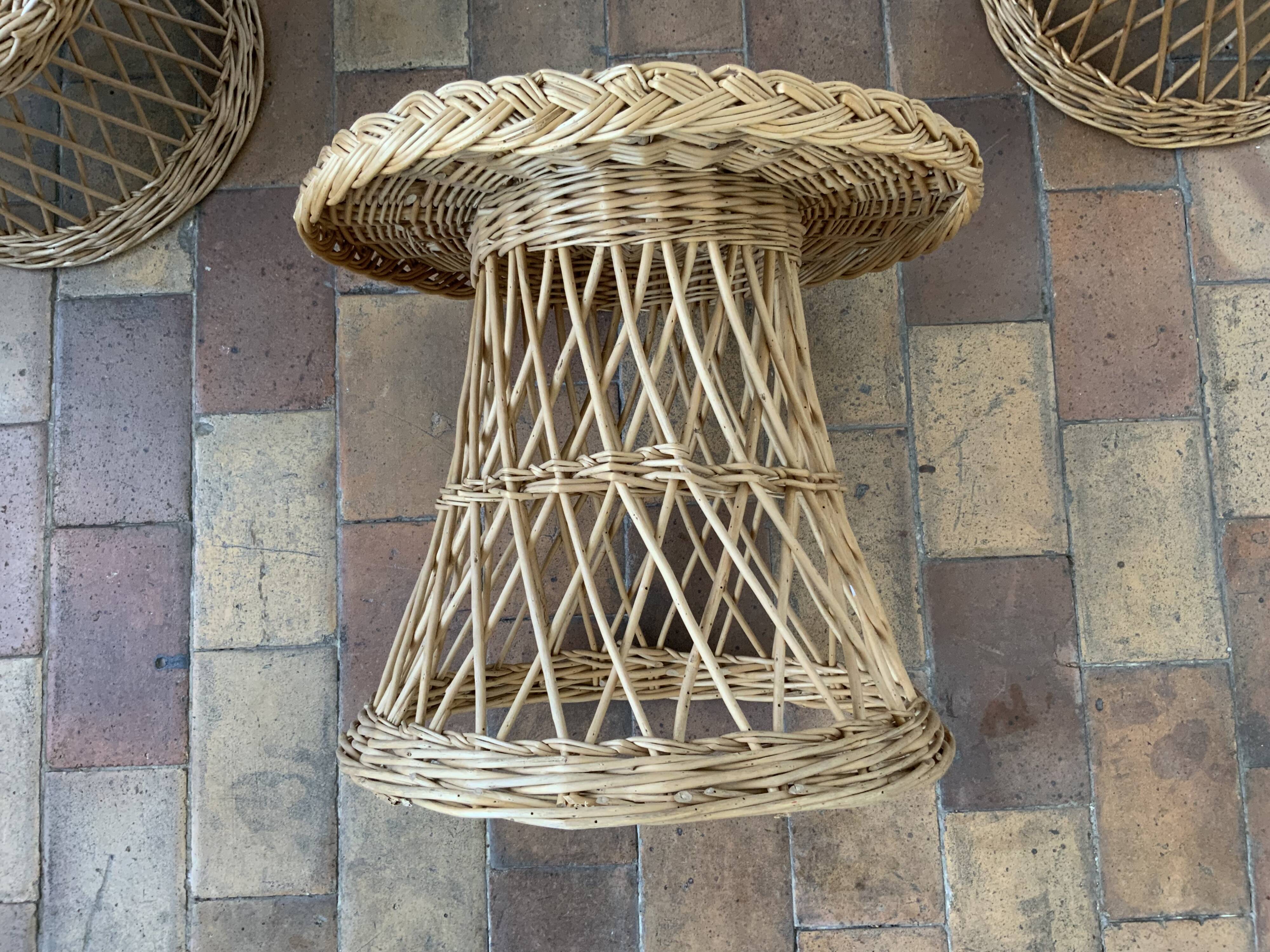 Wicker children's living room