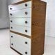 Dresser chiffonnier 6 drawers wenge and satin lacquer