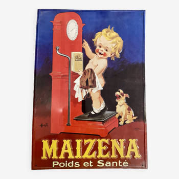 Enameled advertising sign Maïzena