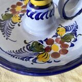 Hand-painted ceramic thumbtack candle holder
