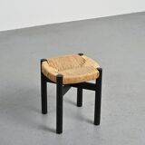 Tabouret Méribel par Charlotte Perriand, circa 1950