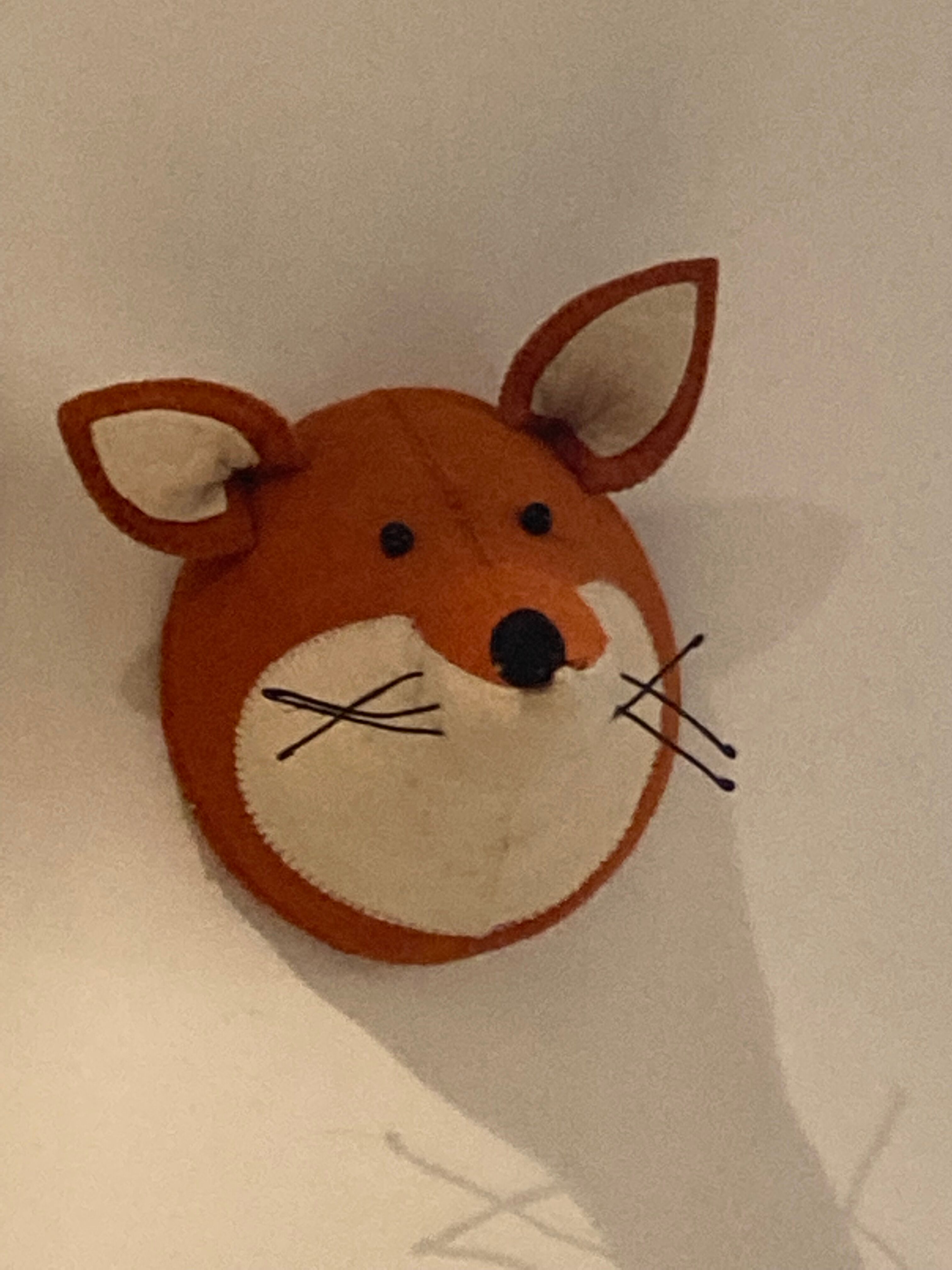 Fox Plush Trophy - Large Format - Fiona Walker