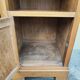 Set of 2 marble wood bedside tables