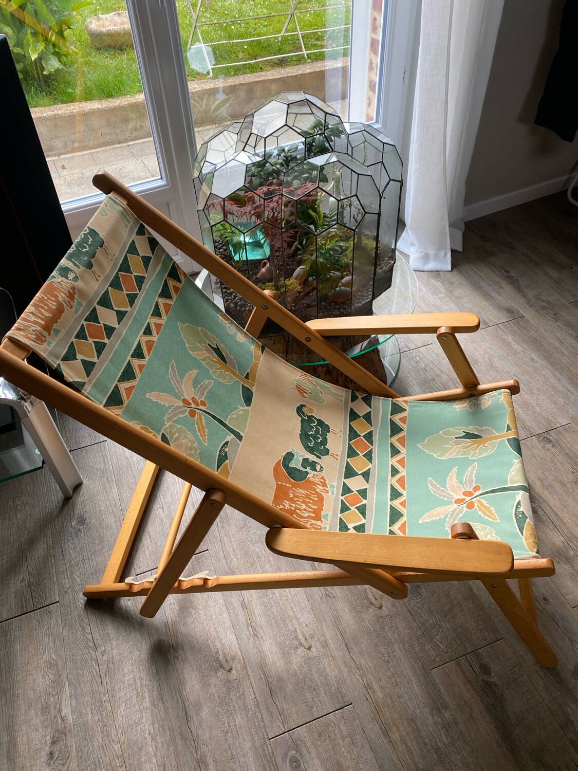 Vintage deckchair