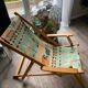 Vintage deckchair