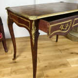 Desk flat time Napoleon III style Louis XV