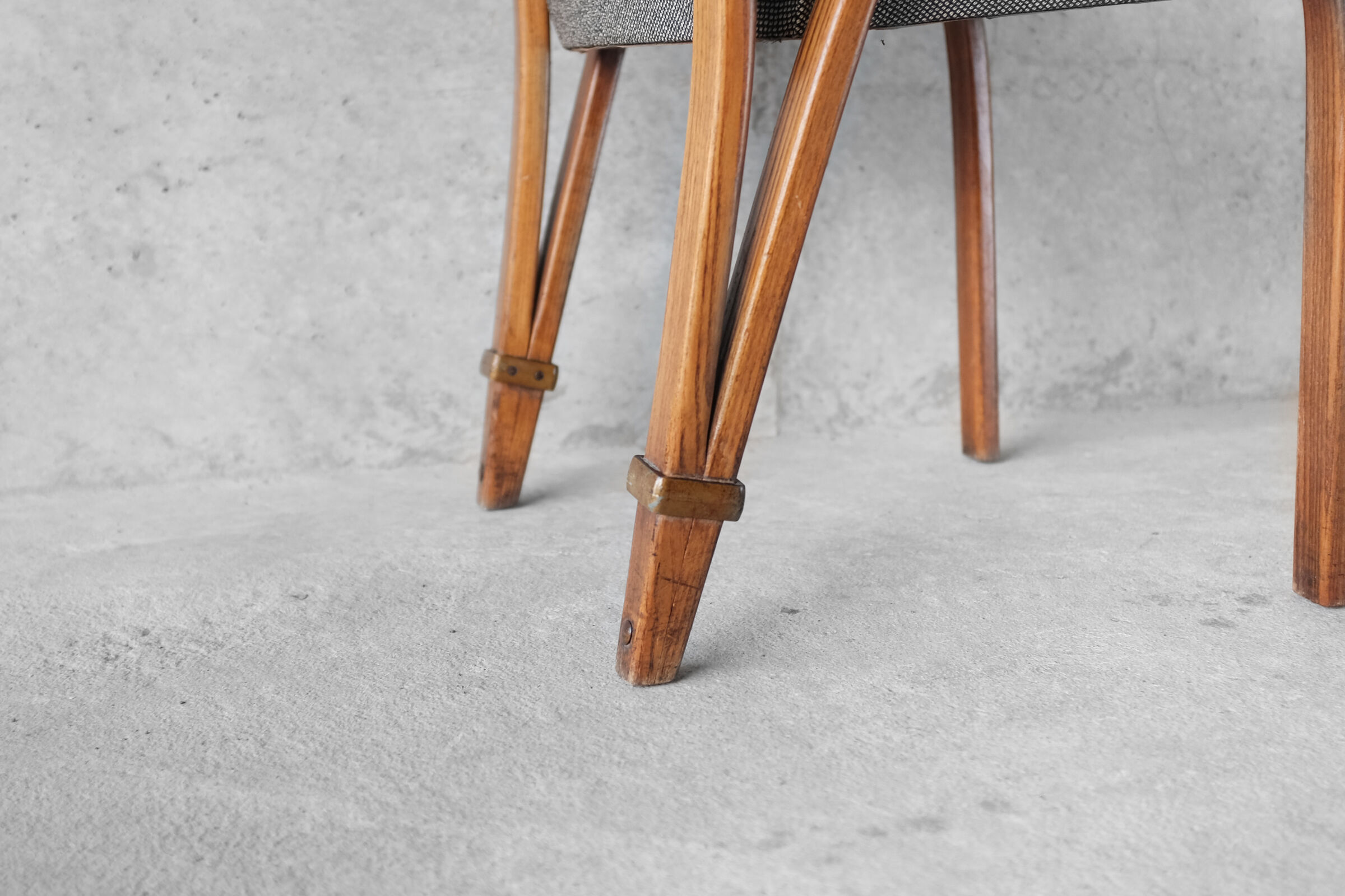 Armchair Steiner "Bow Wood" by Wilhelm Von Bode 1950