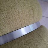 Pouf rond vintage