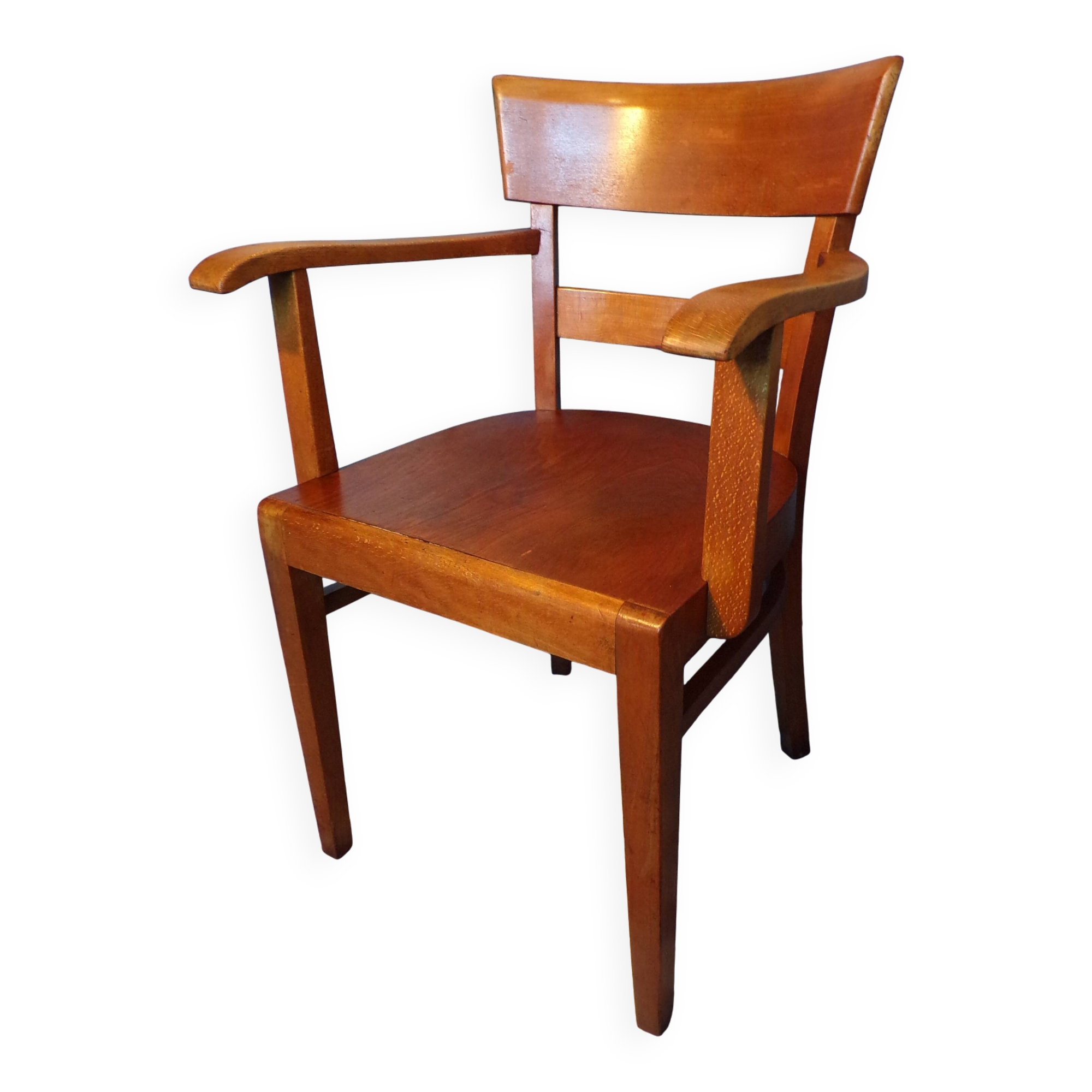 Antique wooden office chair