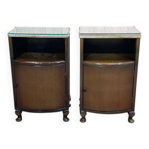 Paire de chevets anglais