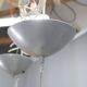 1980s pair of Aureliano Toso glass pendant lights, Italy