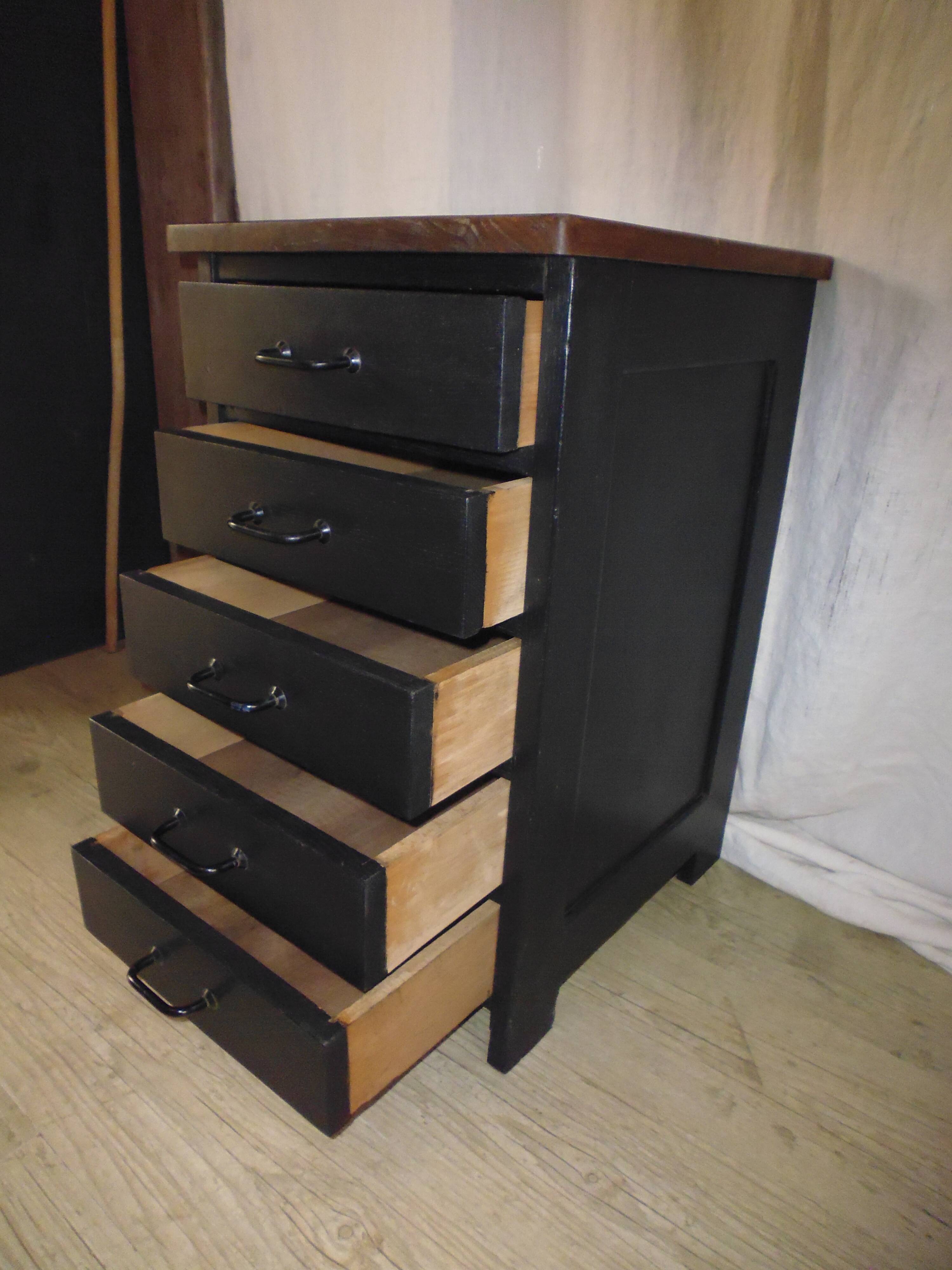 Painted wooden drawer furniture