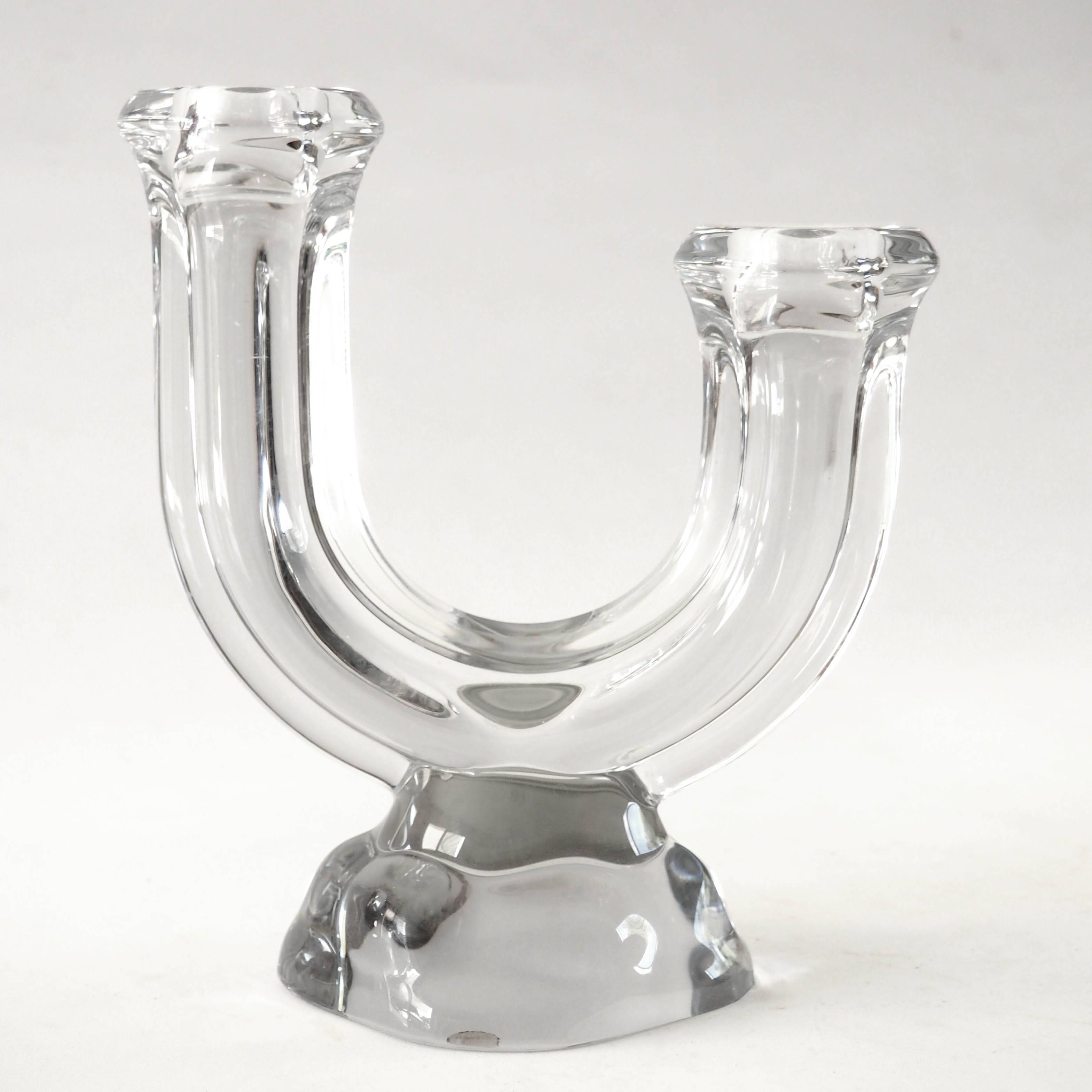 Vannes crystal candle holder