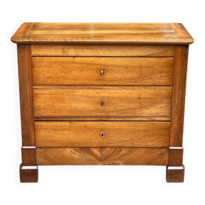 Commode en noyer massif - louis