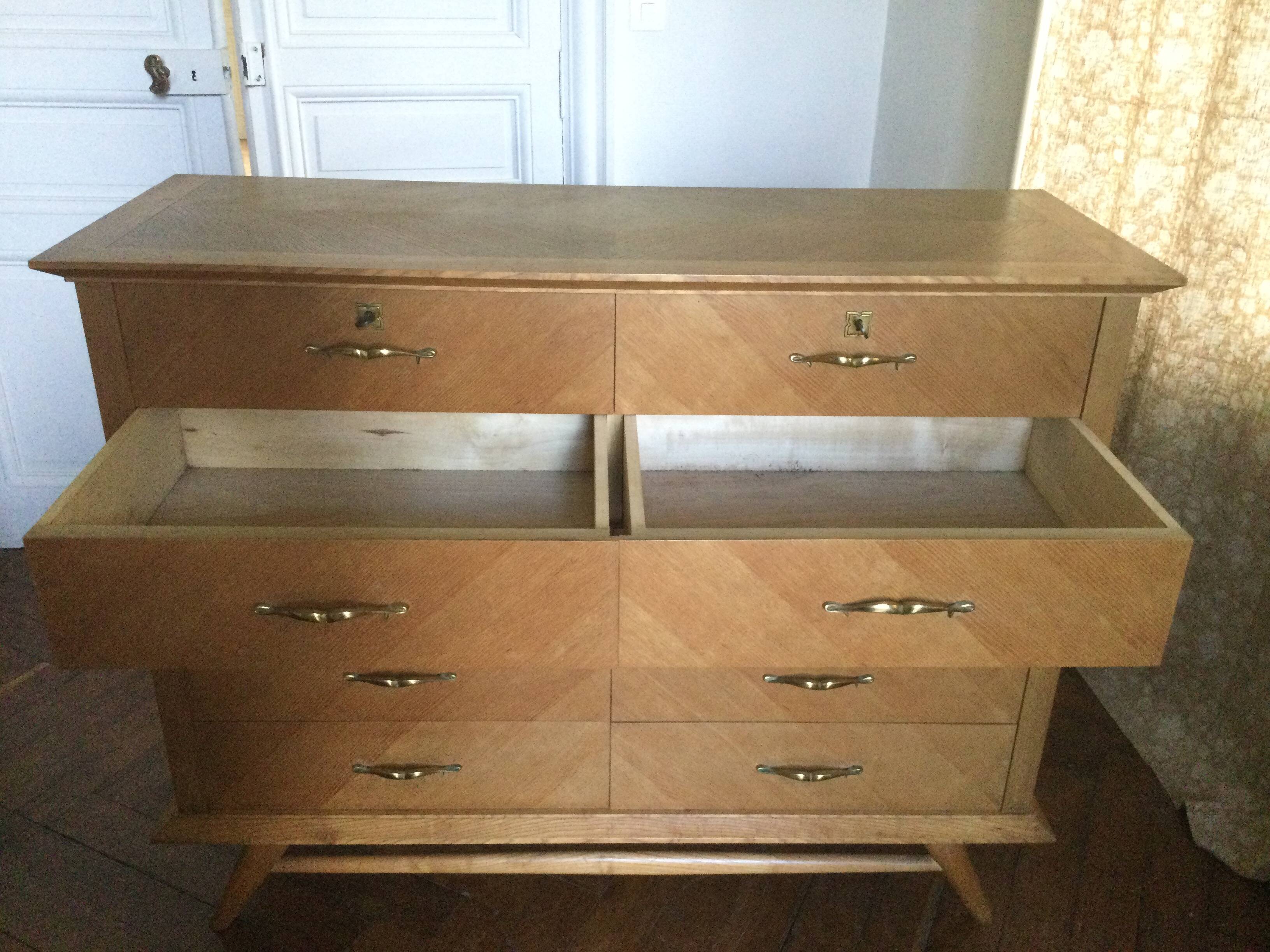 60s chest of drawers, 70 compass feet