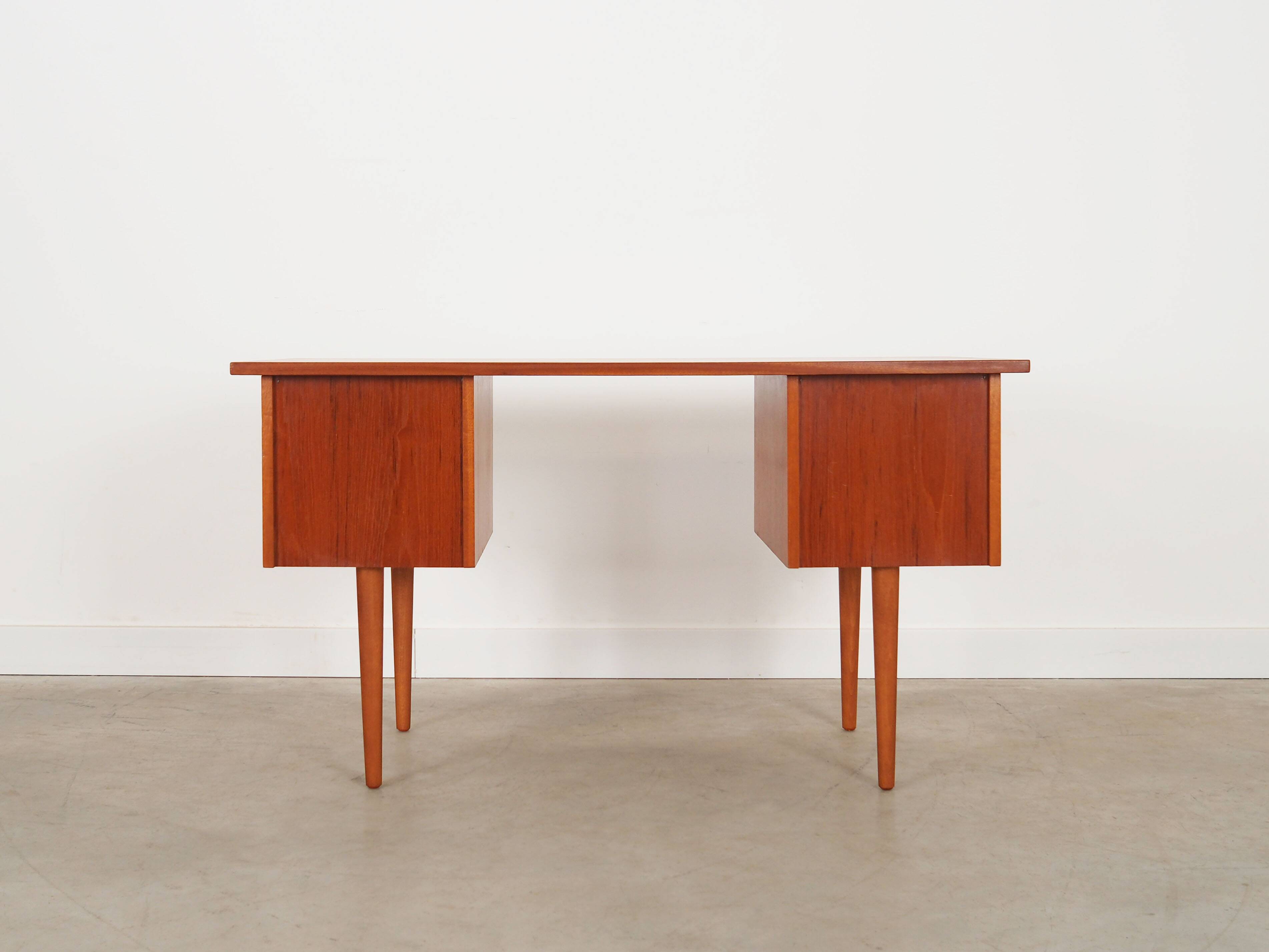 Teak desk, Danish design, 1960s, production: Denmark