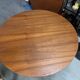 1970s Teak Round Dining Table, Czechoslovakia