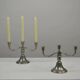 Rare pair of Pewter Candle Holders, Model 224 by GAB Tenn, Sweden, 1932
