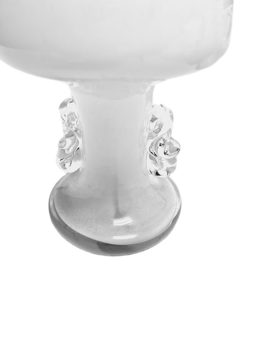Vintage Polish glass vase from HSG Tarnowiec, 1970s