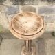 Wooden pedestal column