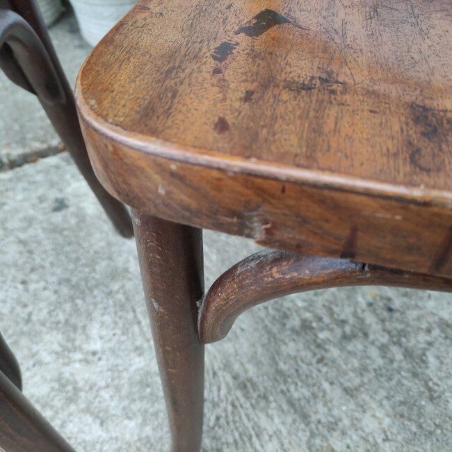 Paire de chaises de bistrot
