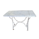 Table de jardin en metal et bois