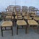 Paire de chaises paillées