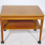 Teak Serving Trolley Senator Series by Ole Wanscher for France & Son, 1960s