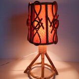 Bamboo bedside lamp