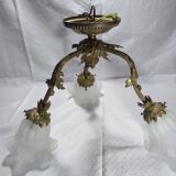 Old art nouveau chandelier