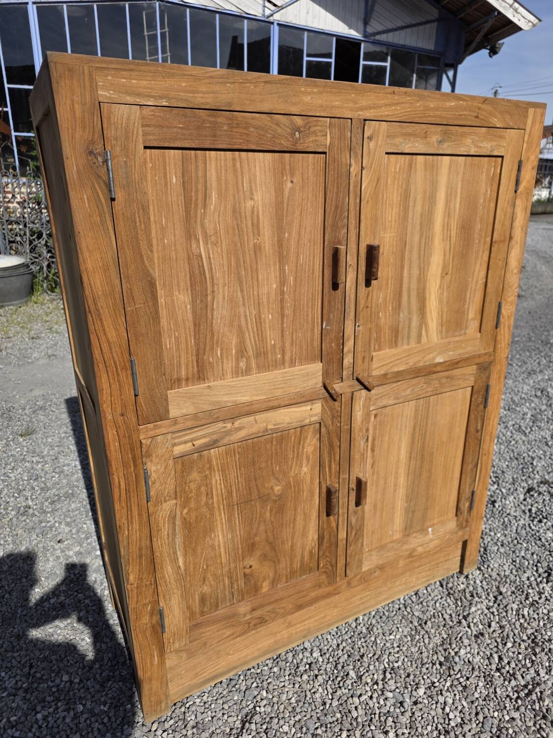 1980s teak 4-door sideboard