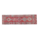 1970s Vintage Turkish Oushak Handmade Wool Cotton Pink Runner Rug 82x304
