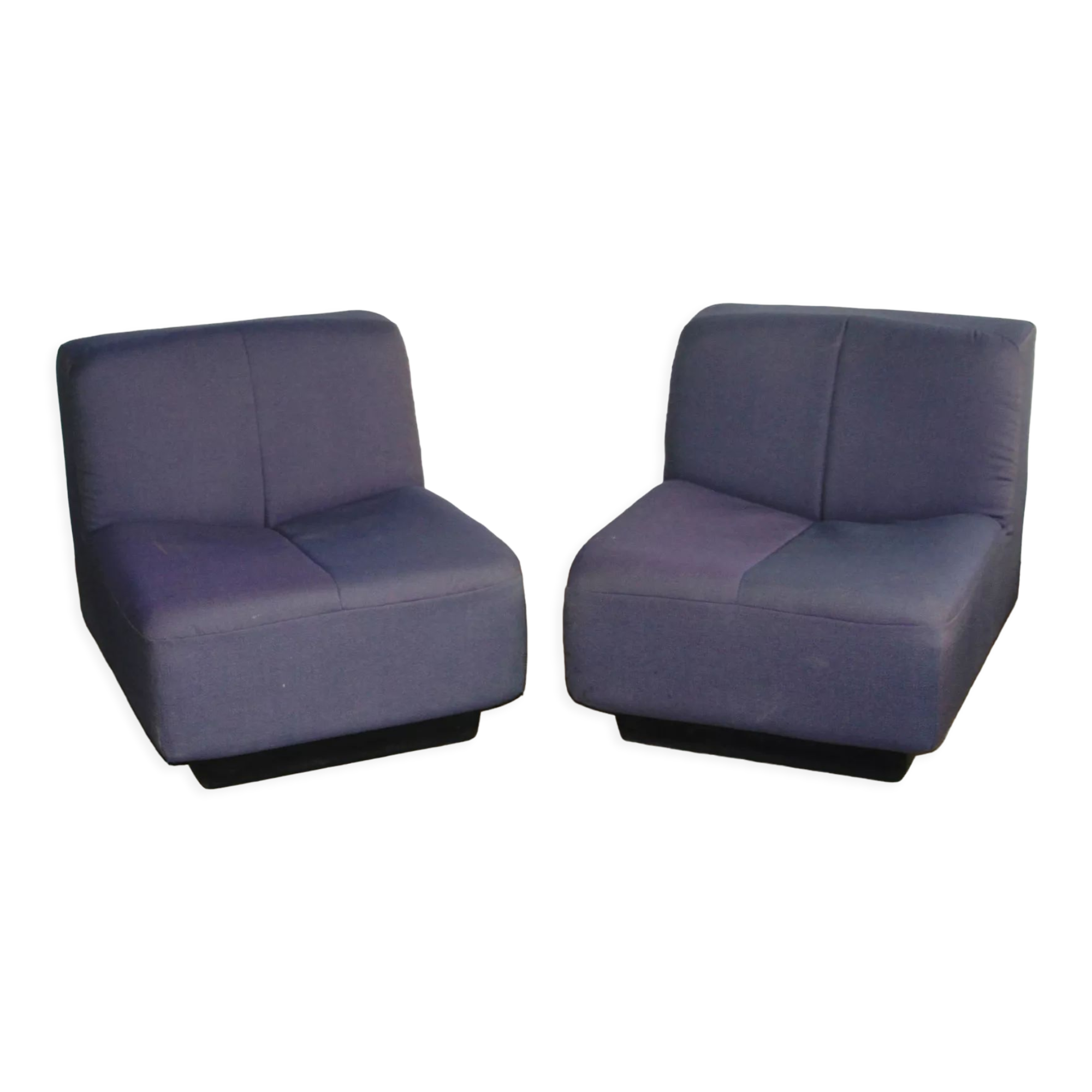 Pair of vintage Strafor seats