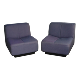 Pair of vintage Strafor seats