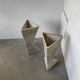 Planters jardinières fibrociment triangulaires