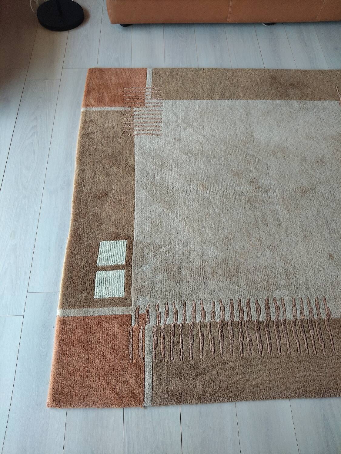 Hand-knotted wool rug 170x240 – Terra Home Editions – terra palette