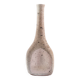 Beige grey ceramic bottle vase from Azé pottery