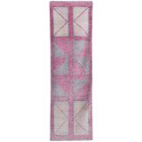 Vintage Turkish rug from Oushak, hand-woven 89x276 cm