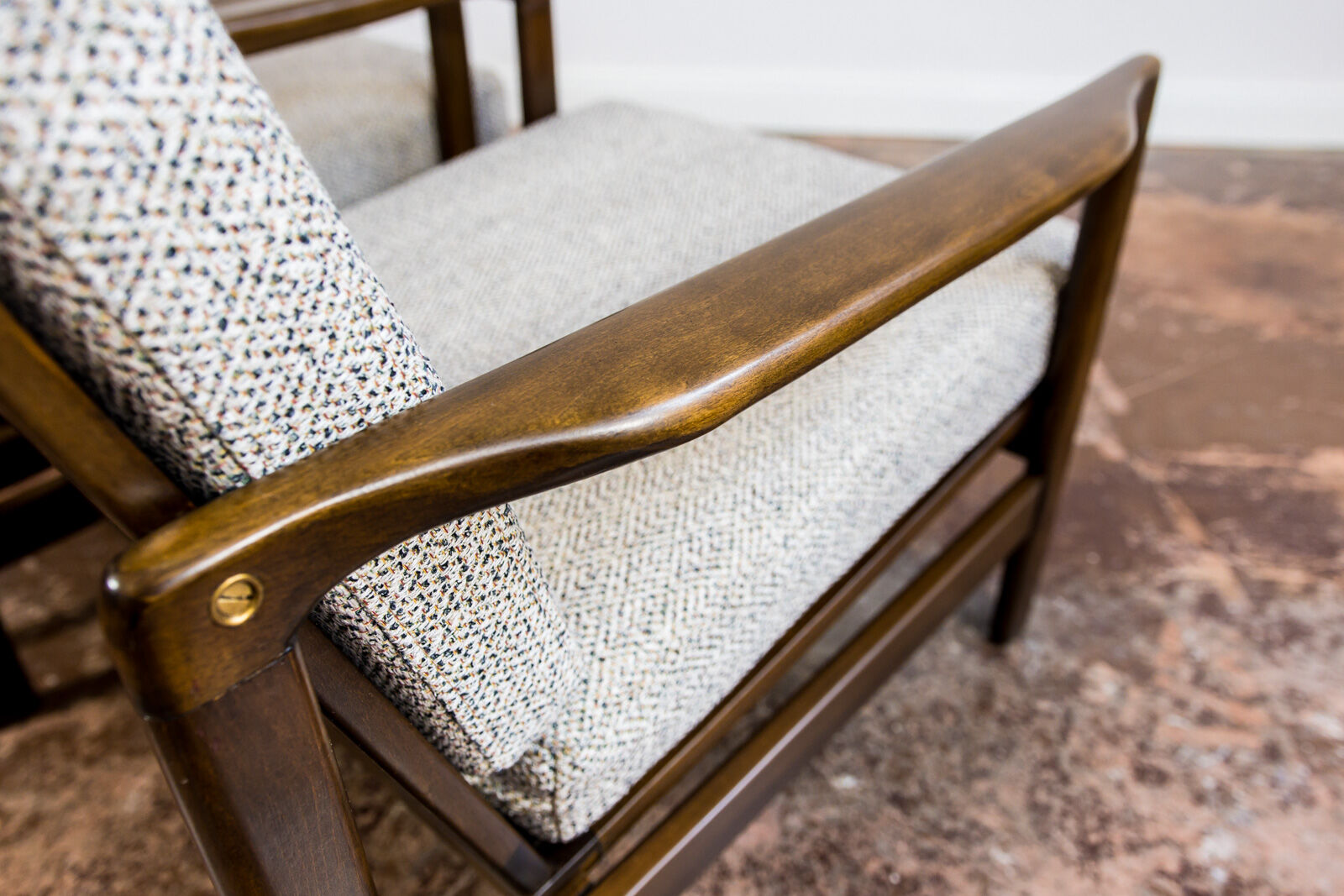 Pair of Restored B-7522 armchairs by Zenon Bączyk, 1960’s