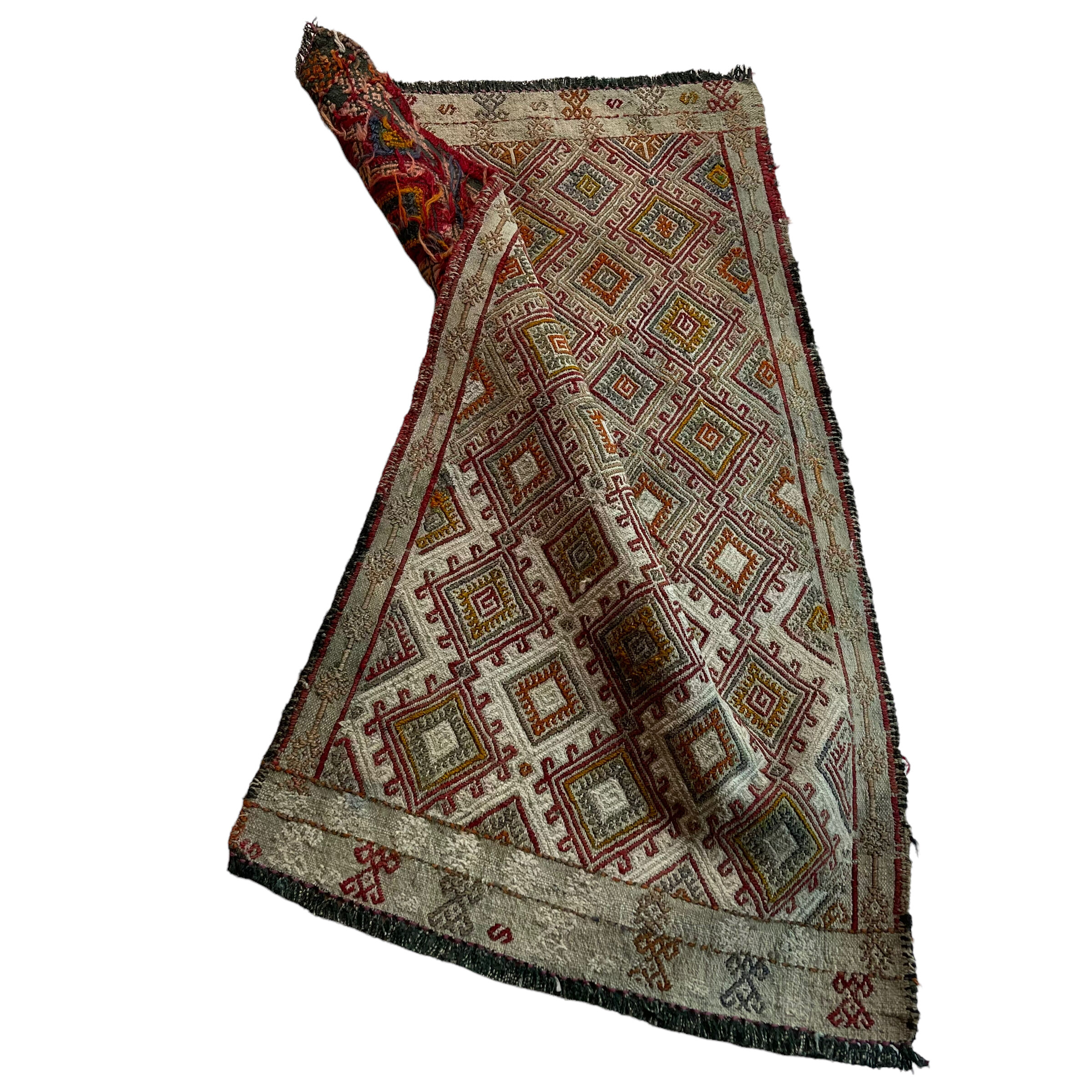 Vintage Turkish Kilim Rug , 90 x 50 cm