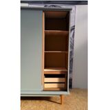 Vintage wardrobe with sliding doors