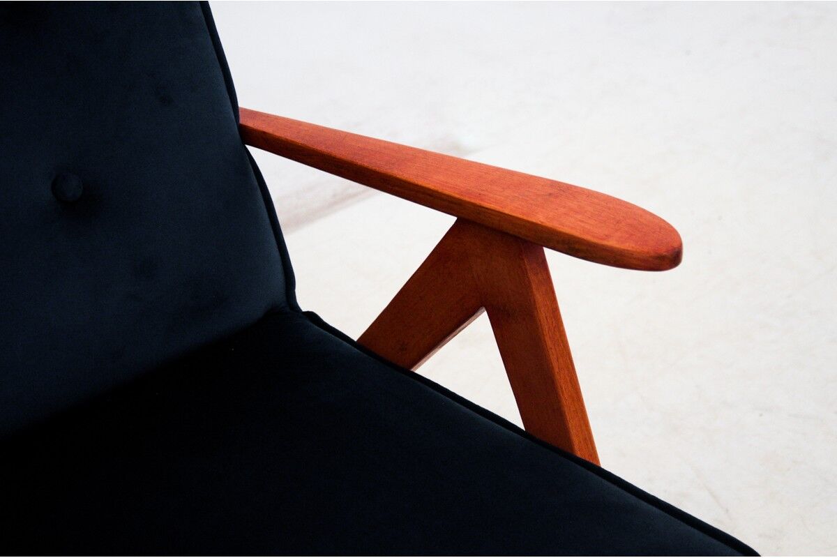 Armchair with footrest, Poland, 1960