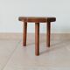 Tabouret tripode vintage de vacher
