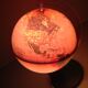 Globe earth light 60/70s vintage