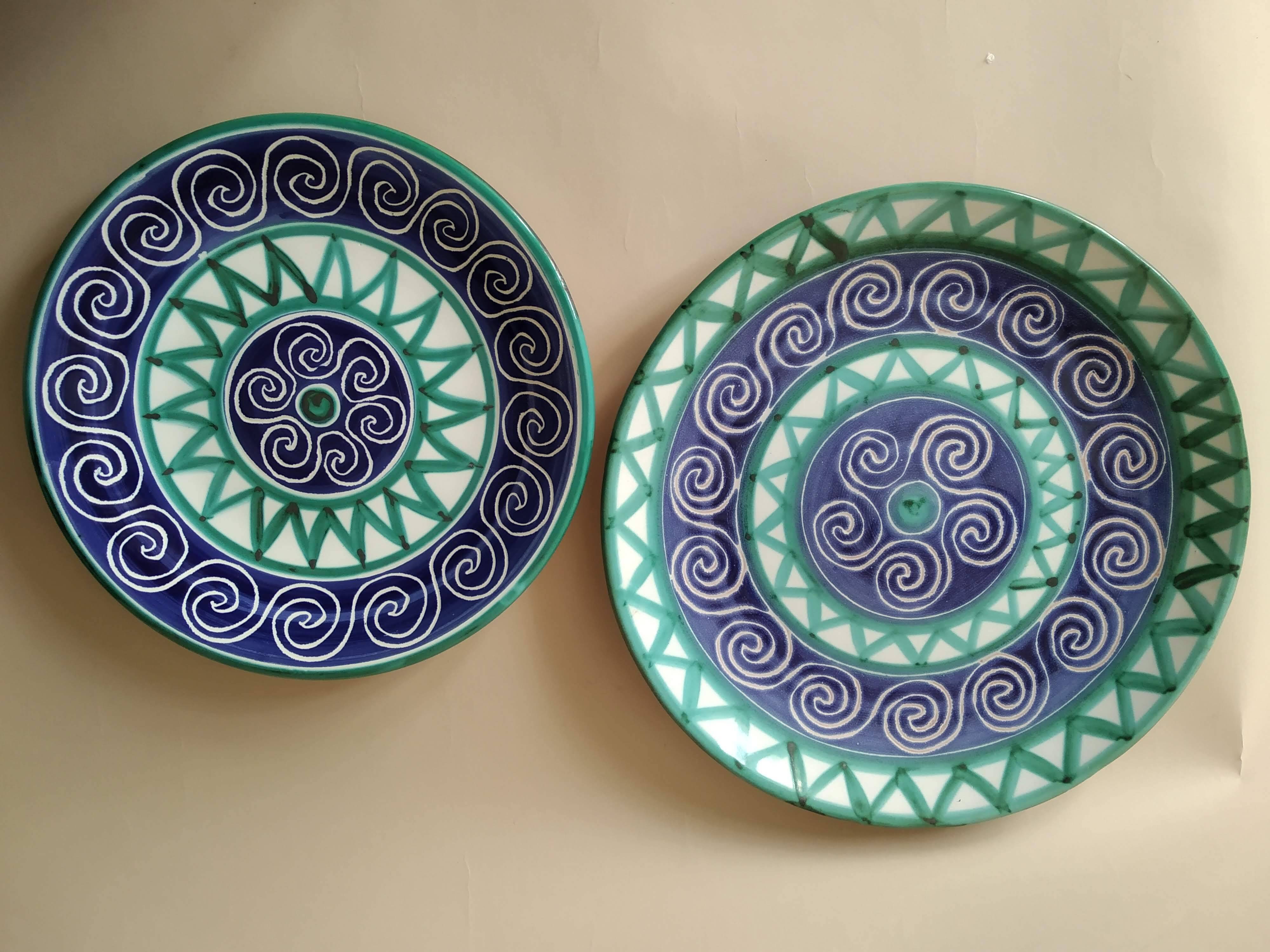 Large vintage Robert Picault Vallauris dish presentation plate