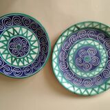 Large vintage Robert Picault Vallauris dish presentation plate