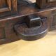 Table, bureau en chêne, style Néogothique – début XXème